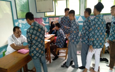 SOSIALISASI  KESEHATAN DARI PUSKESMAS KOTA UTARA